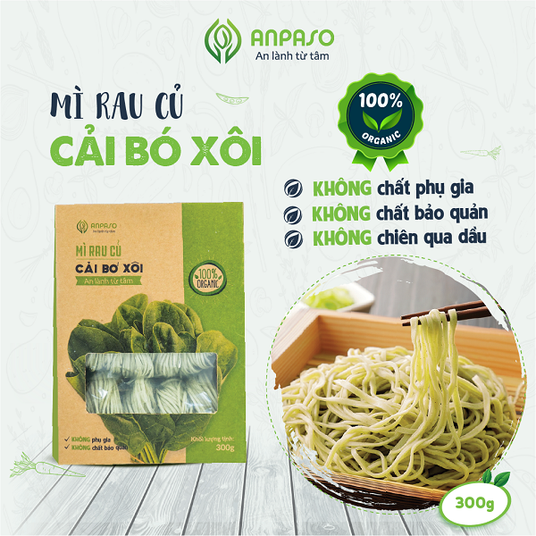 Mì Cải Bó Xôi Organic